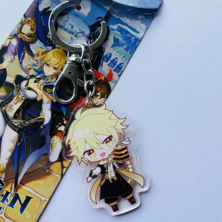 Genshin Impact Game Peripheral Acrylic Keychain Pendant 5045 price for 5 pcs