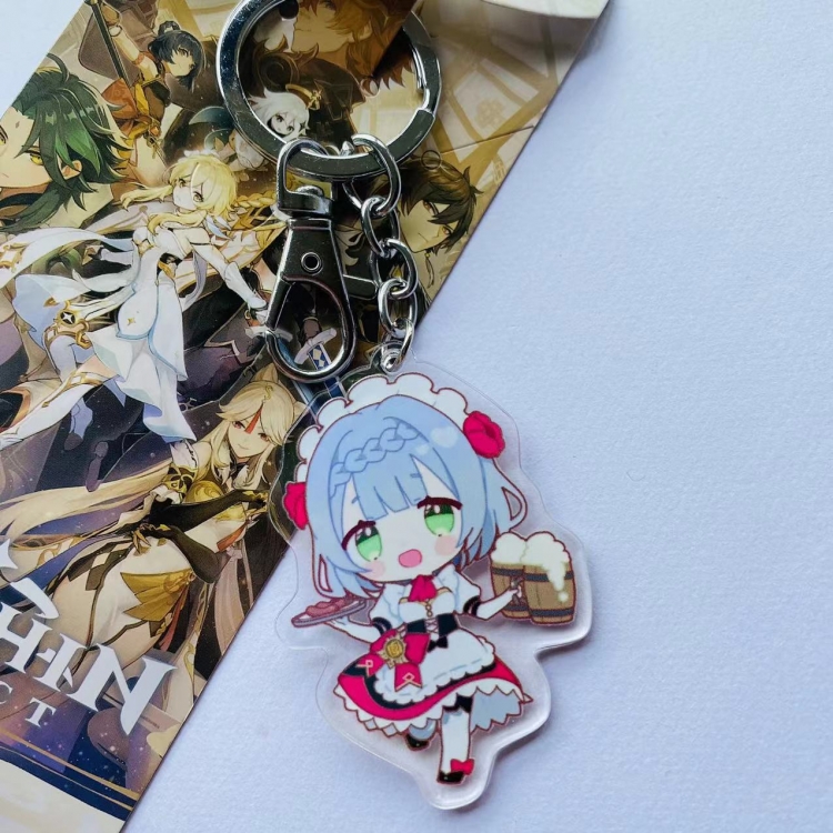 Genshin Impact Game Peripheral Acrylic Keychain Pendant  5039 price for 5 pcs