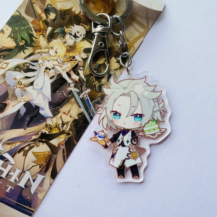 Genshin Impact Game Peripheral Acrylic Keychain Pendant  5122 price for 5 pcs