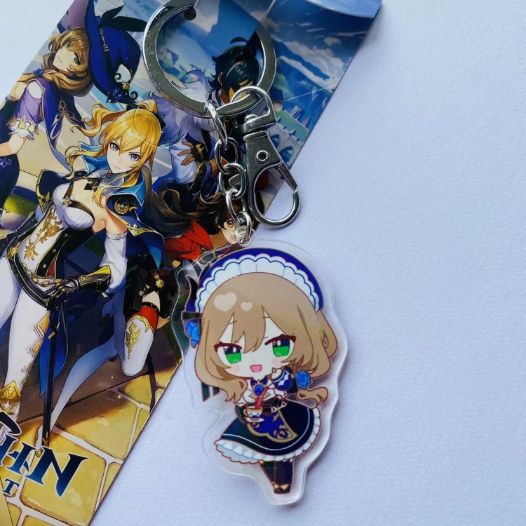 Genshin Impact Game Peripheral Acrylic Keychain Pendant 5042 price for 5 pcs