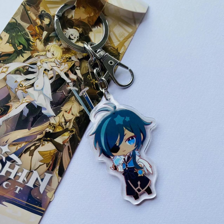 Genshin Impact Game Peripheral Acrylic Keychain Pendant  5057 price for 5 pcs