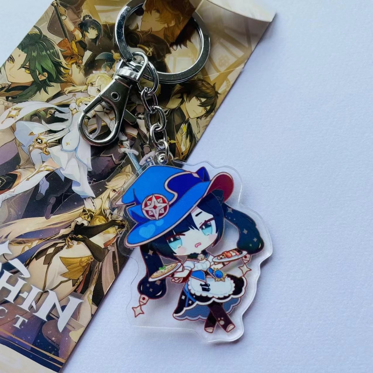 Genshin Impact Game Peripheral Acrylic Keychain Pendant 5036 price for 5 pcs