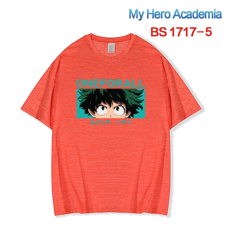 My Hero Academia ice silk cotton loose and comfortable T-shirt from XS to 5XL BS-1717-5