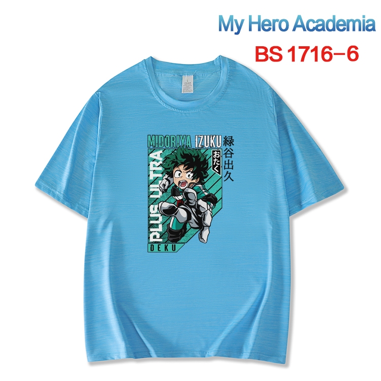 My Hero Academia ice silk cotton loose and comfortable T-shirt from XS to 5XL  BS-1716-6