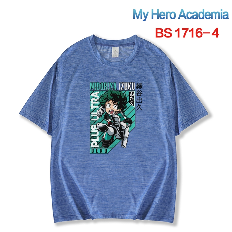 My Hero Academia ice silk cotton loose and comfortable T-shirt from XS to 5XL BS-1716-4