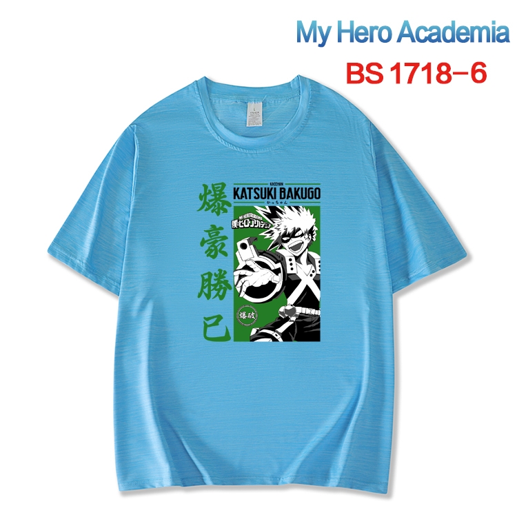 My Hero Academia ice silk cotton loose and comfortable T-shirt from XS to 5XL BS-1718-6