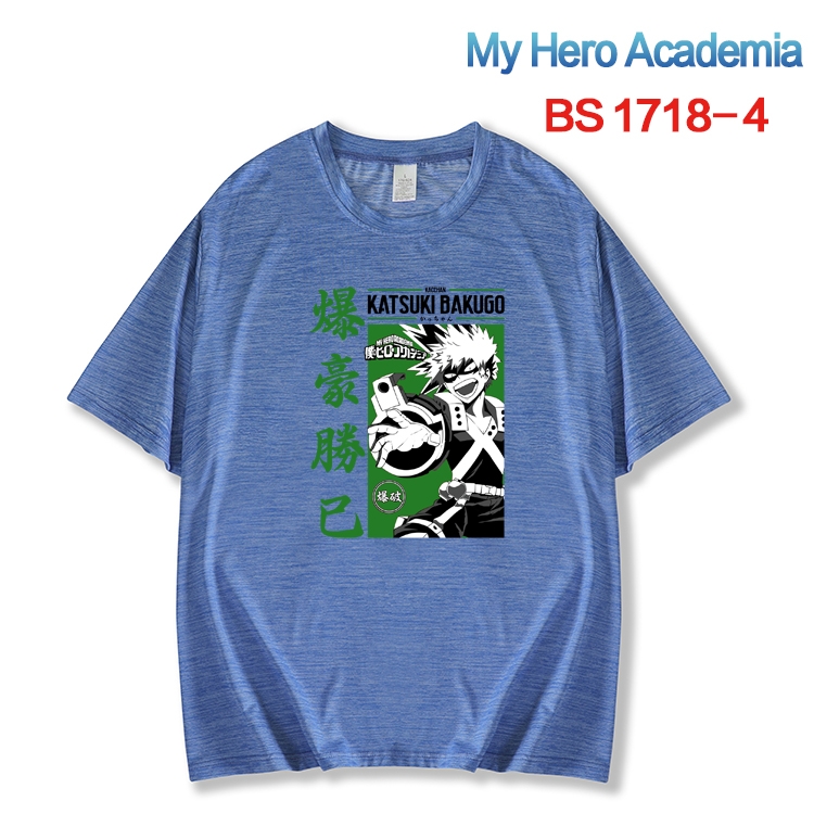 My Hero Academia ice silk cotton loose and comfortable T-shirt from XS to 5XL BS-1718-4