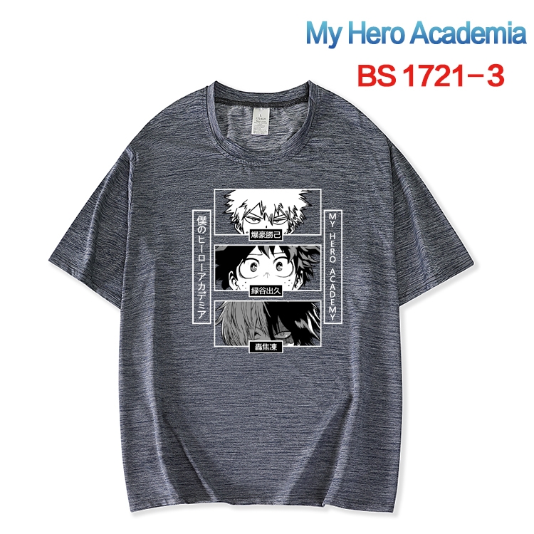 My Hero Academia ice silk cotton loose and comfortable T-shirt from XS to 5XL BS-1721-3