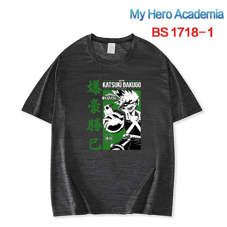 My Hero Academia ice silk cotton loose and comfortable T-shirt from XS to 5XL BS-1718-1