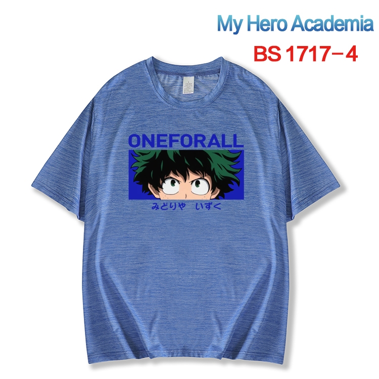 My Hero Academia ice silk cotton loose and comfortable T-shirt from XS to 5XL  BS-1717-4