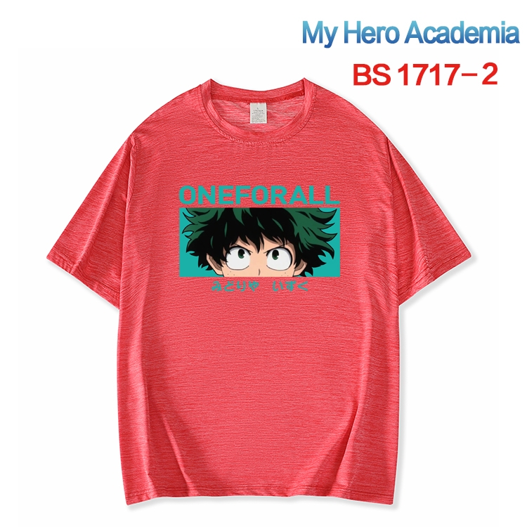 My Hero Academia ice silk cotton loose and comfortable T-shirt from XS to 5XL BS-1717-2