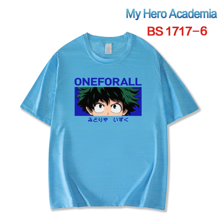 My Hero Academia ice silk cotton loose and comfortable T-shirt from XS to 5XL BS-1717-6