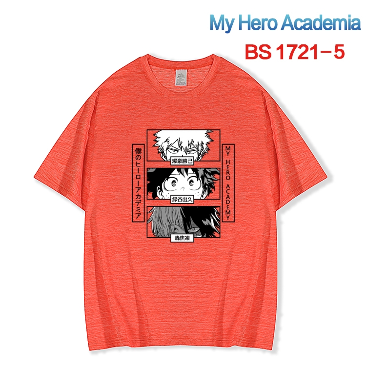 My Hero Academia ice silk cotton loose and comfortable T-shirt from XS to 5XL  BS-1721-5