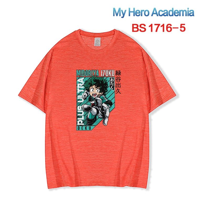 My Hero Academia ice silk cotton loose and comfortable T-shirt from XS to 5XL BS-1716-5