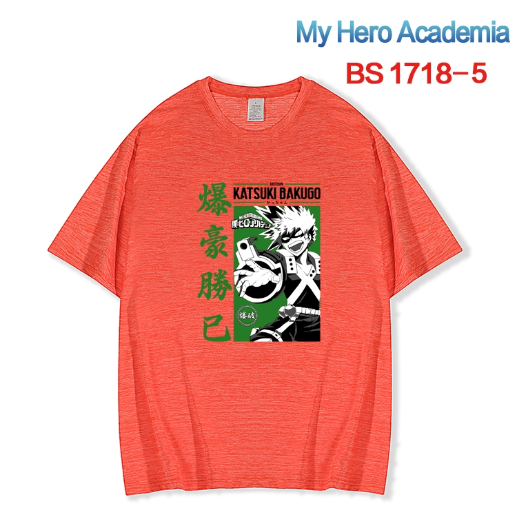 My Hero Academia ice silk cotton loose and comfortable T-shirt from XS to 5XL BS-1718-5