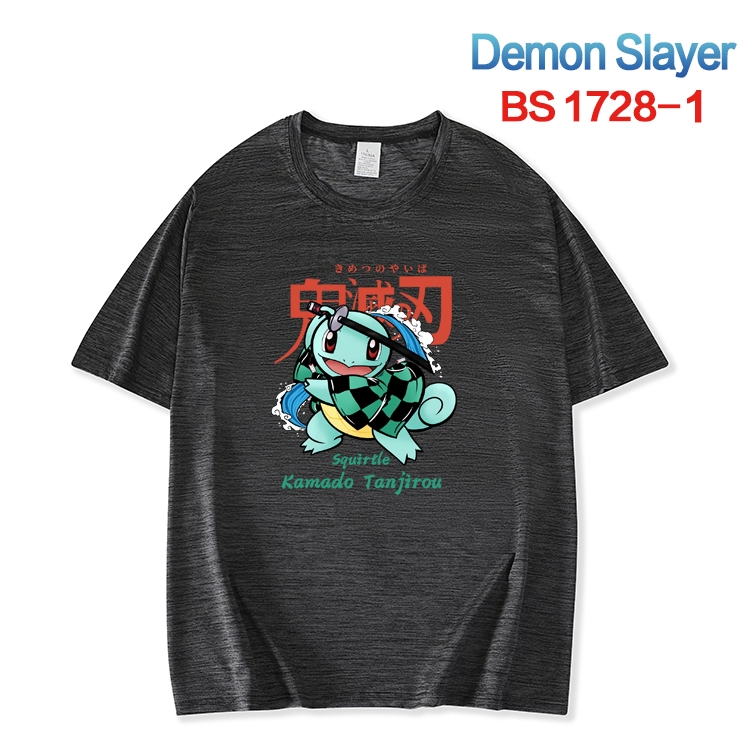 Demon Slayer Kimets  ice silk cotton loose and comfortable T-shirt from XS to 5XL  BS-1728-1