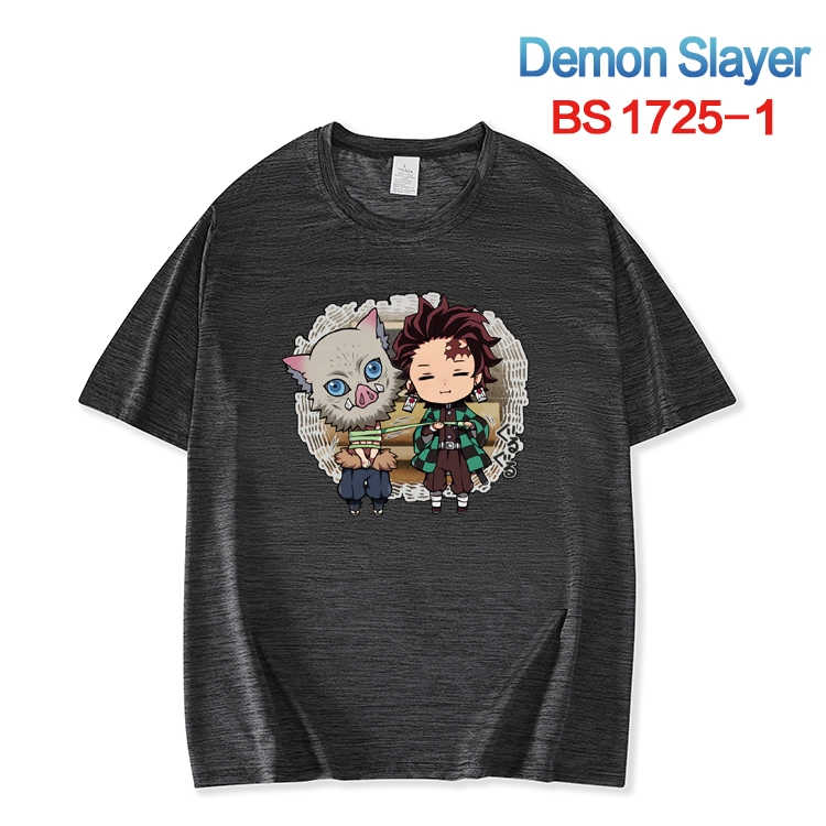 Demon Slayer Kimets  ice silk cotton loose and comfortable T-shirt from XS to 5XL BS-1725-1