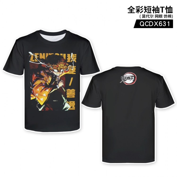 Demon Slayer Kimets Anime Full Color Short Sleeve T-Shirt QCDX631