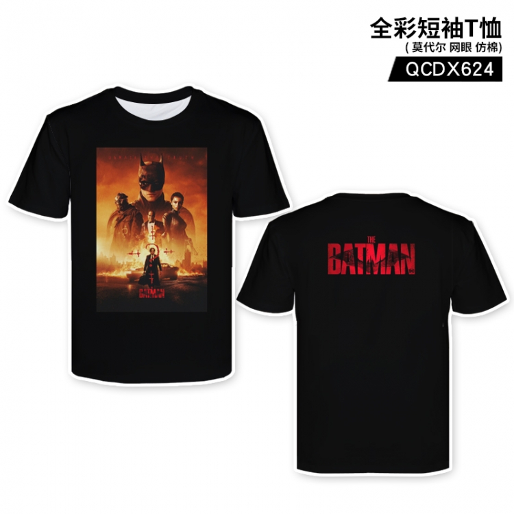 Batman Anime Full Color Short Sleeve T-Shirt QCDX624