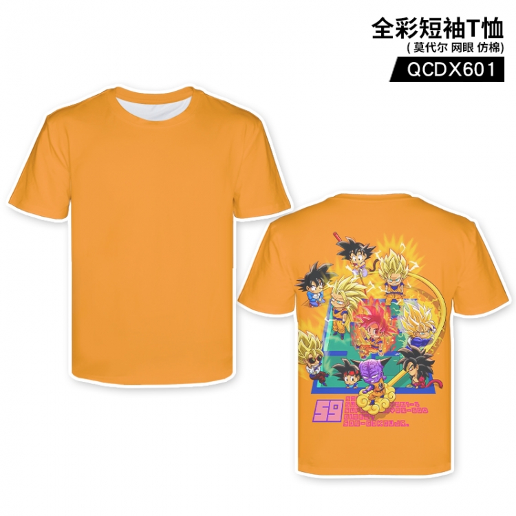 DRAGON BALL Anime Full Color Short Sleeve T-Shirt QCDX601