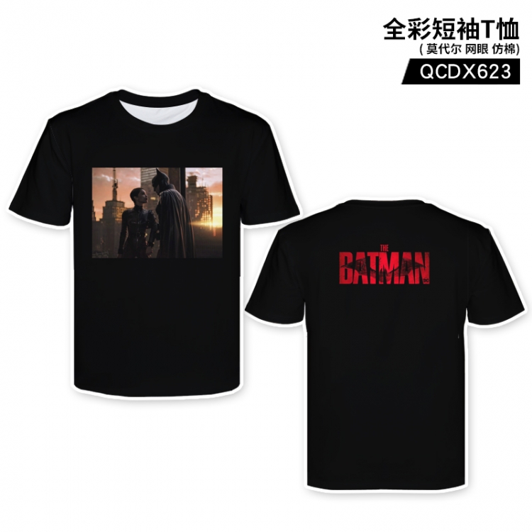 Batman Anime Full Color Short Sleeve T-Shirt QCDX623