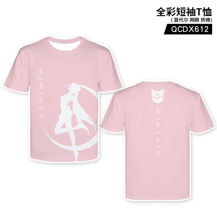 sailormoon Anime Full Color Short Sleeve T-Shirt QCDX612