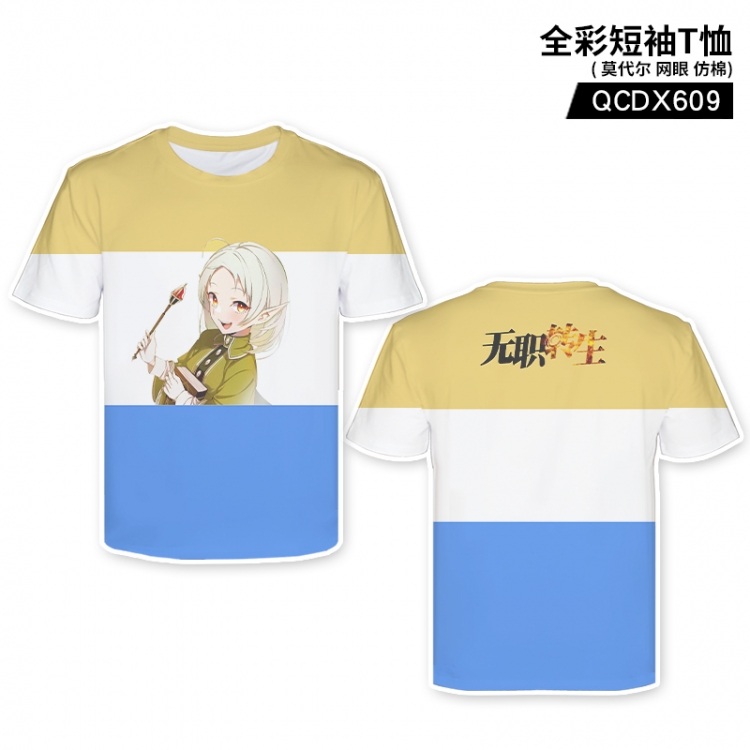 Jobless Reincarnation  Anime Full Color Short Sleeve T-Shirt QCDX609