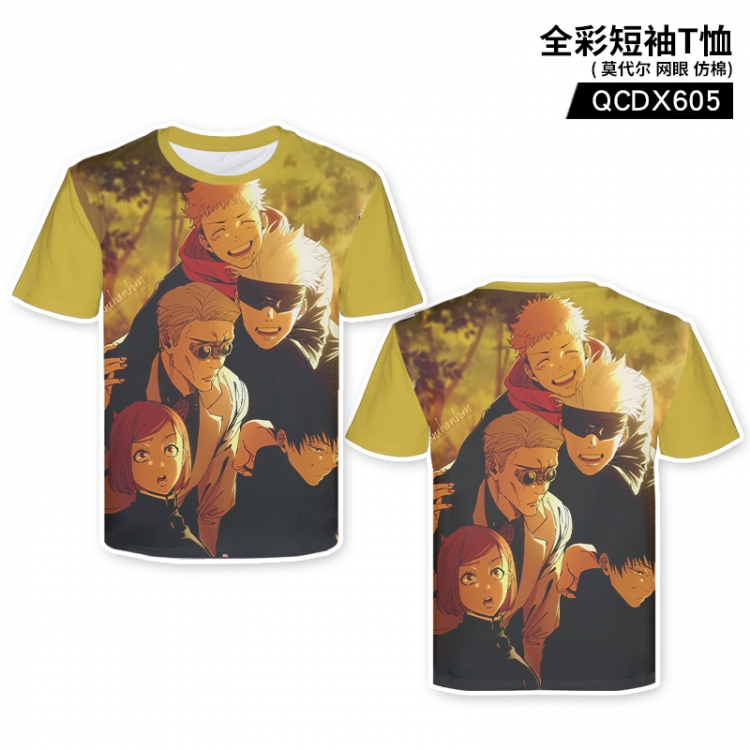 Jujutsu Kaisen Anime Full Color Short Sleeve T-Shirt QCDX605