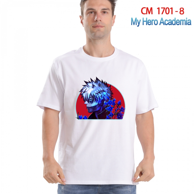 My Hero Academia Printed short-sleeved cotton T-shirt from S to 4XL CM-1701-8