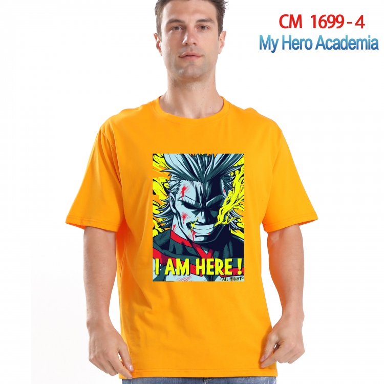My Hero Academia Printed short-sleeved cotton T-shirt from S to 4XL CM-1699-4