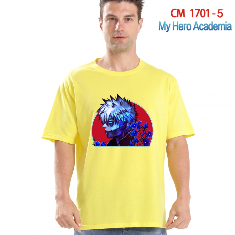 My Hero Academia Printed short-sleeved cotton T-shirt from S to 4XL CM-1701-5