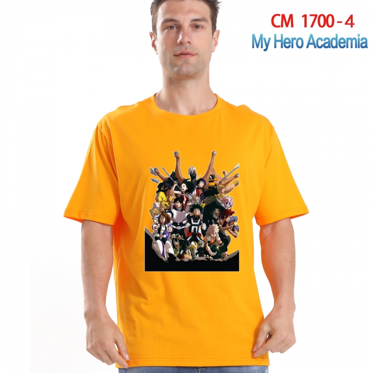 My Hero Academia Printed short-sleeved cotton T-shirt from S to 4XL CM-1700-4