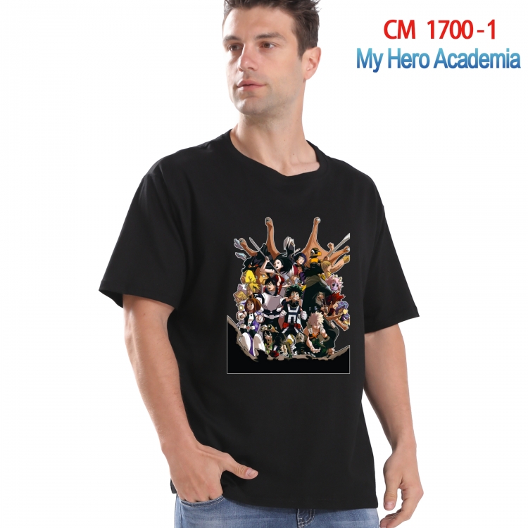 My Hero Academia Printed short-sleeved cotton T-shirt from S to 4XL  CM-1700-1