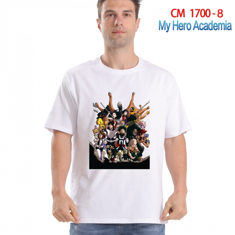 My Hero Academia Printed short-sleeved cotton T-shirt from S to 4XL  CM-1700-8