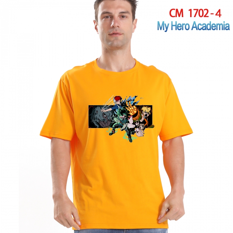 My Hero Academia Printed short-sleeved cotton T-shirt from S to 4XL  CM-1702-4