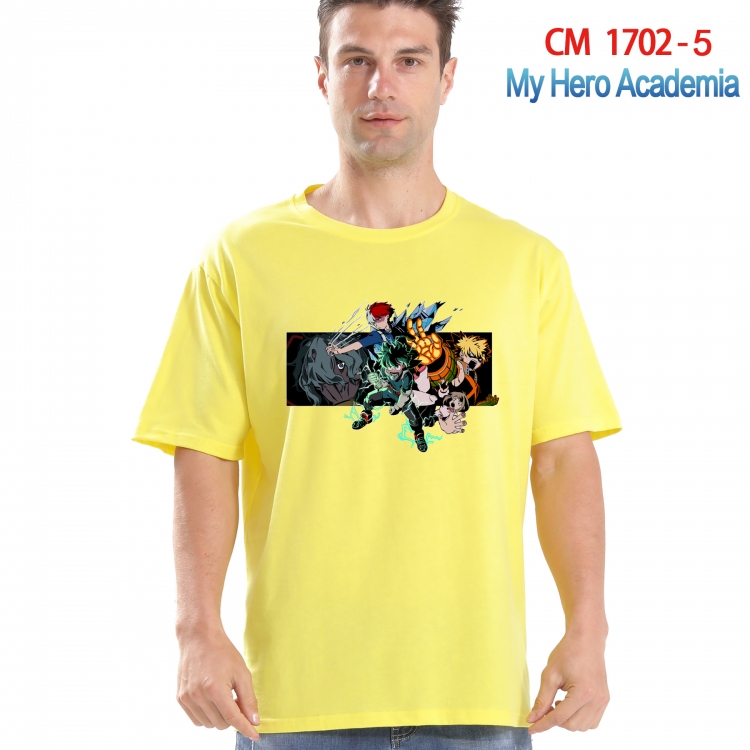 My Hero Academia Printed short-sleeved cotton T-shirt from S to 4XL  CM-1702-5