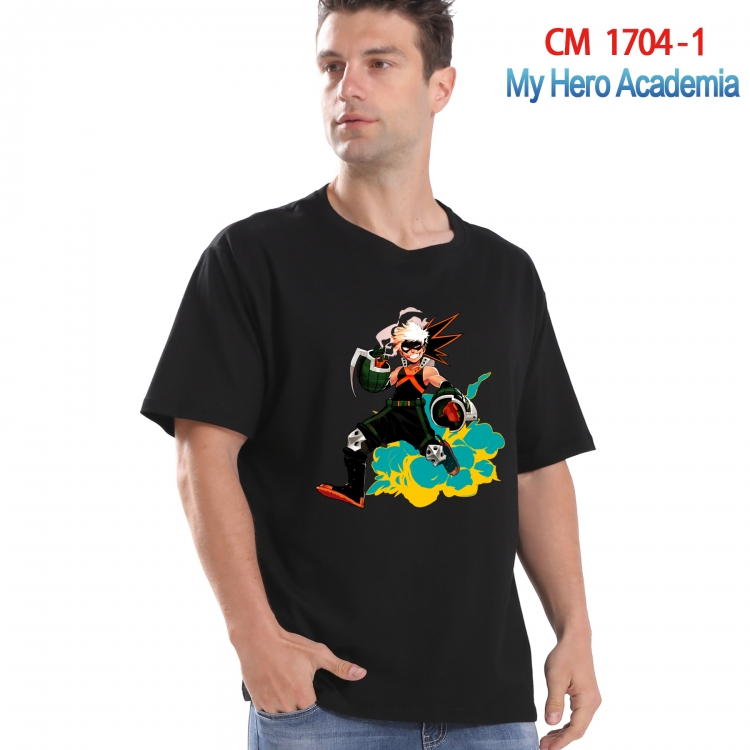 My Hero Academia Printed short-sleeved cotton T-shirt from S to 4XL CM-1704-1