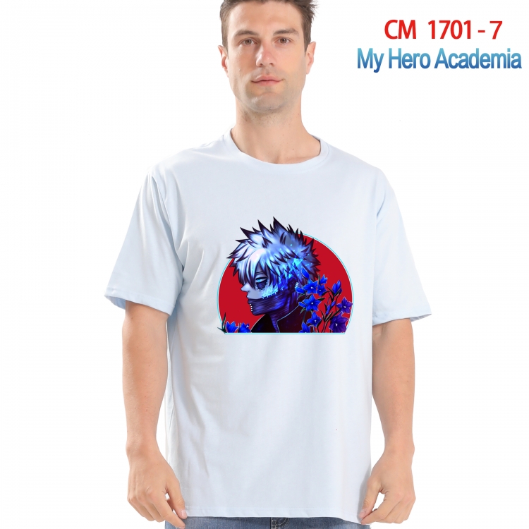 My Hero Academia Printed short-sleeved cotton T-shirt from S to 4XL CM-1701-7