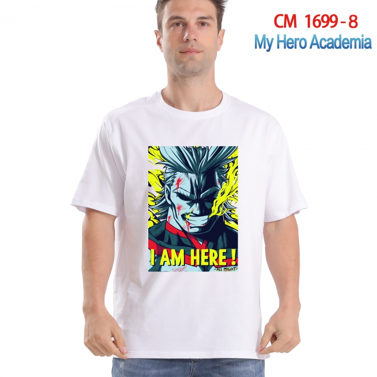 My Hero Academia Printed short-sleeved cotton T-shirt from S to 4XL  CM-1699-8