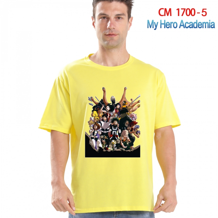 My Hero Academia Printed short-sleeved cotton T-shirt from S to 4XL CM-1700-5