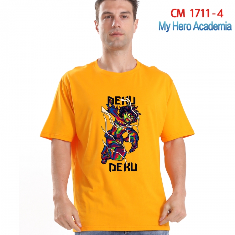 My Hero Academia Printed short-sleeved cotton T-shirt from S to 4XL CM-1711-4