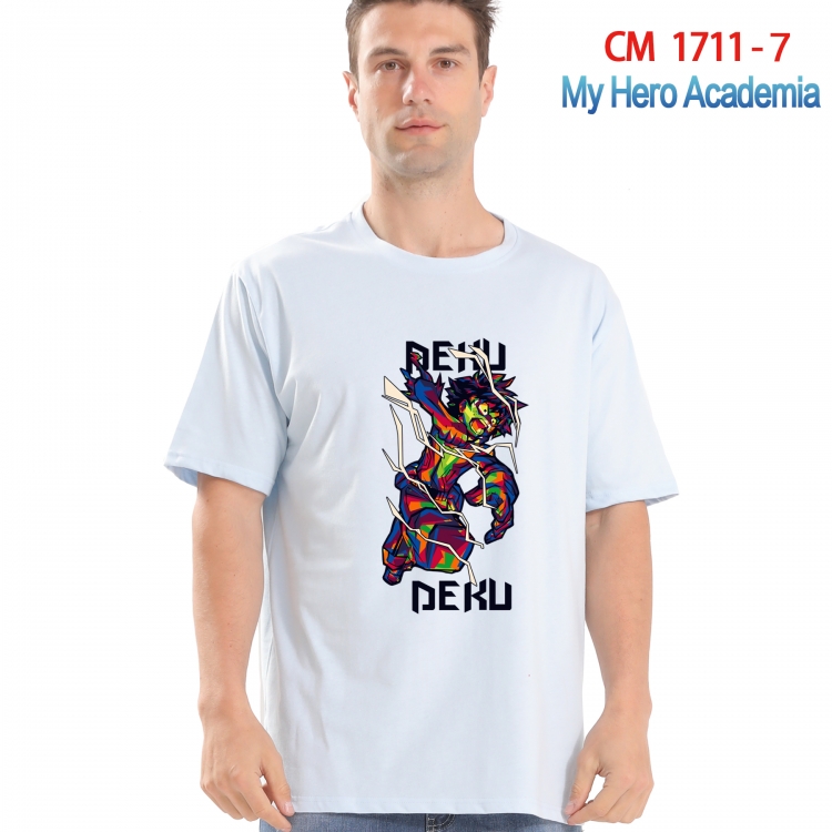 My Hero Academia Printed short-sleeved cotton T-shirt from S to 4XL  CM-1711-7