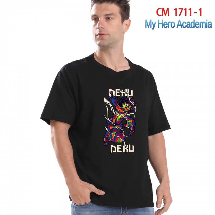 My Hero Academia Printed short-sleeved cotton T-shirt from S to 4XL  CM-1711-1