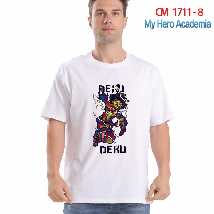 My Hero Academia Printed short-sleeved cotton T-shirt from S to 4XL  CM-1711-8