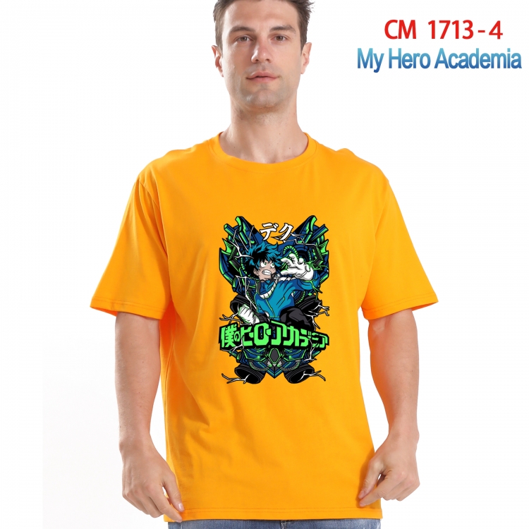 My Hero Academia Printed short-sleeved cotton T-shirt from S to 4XL  CM-1713-4