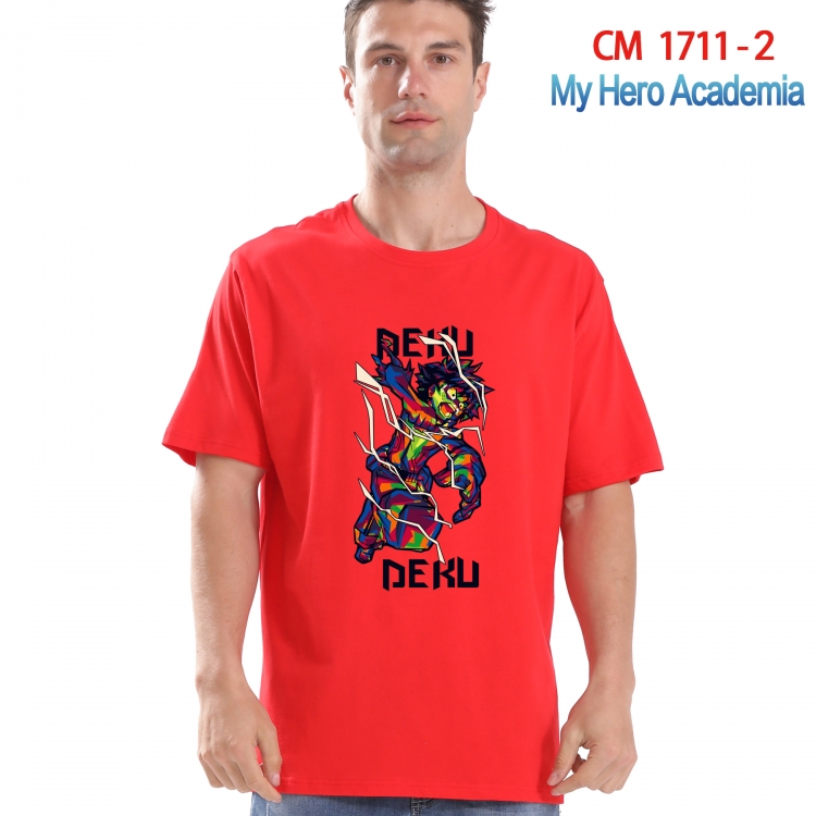 My Hero Academia Printed short-sleeved cotton T-shirt from S to 4XL  CM-1711-2