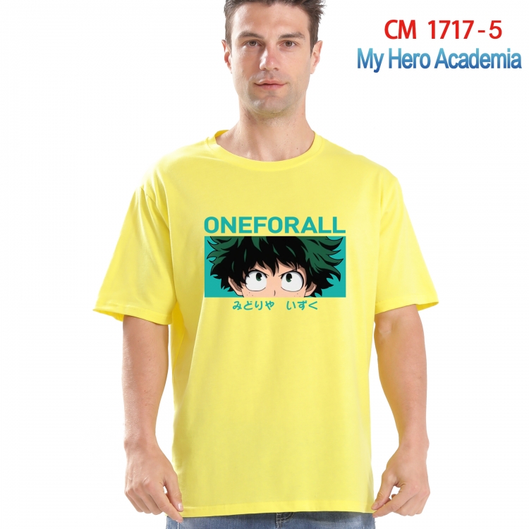 My Hero Academia Printed short-sleeved cotton T-shirt from S to 4XL  CM-1717-5