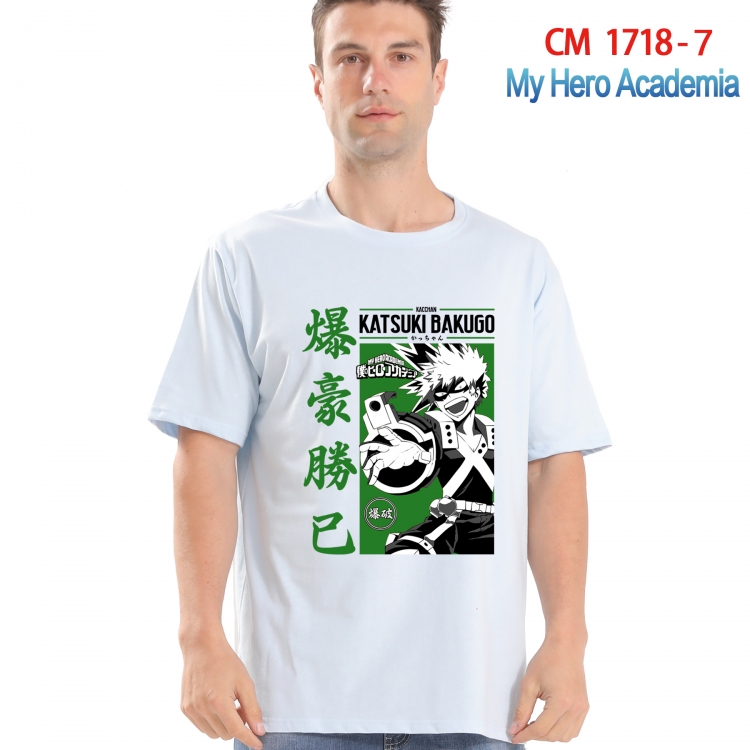 My Hero Academia Printed short-sleeved cotton T-shirt from S to 4XL  CM-1718-7