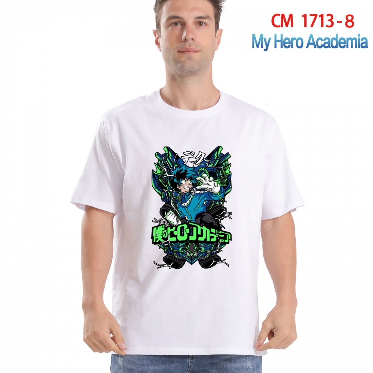 My Hero Academia Printed short-sleeved cotton T-shirt from S to 4XL  CM-1714-7