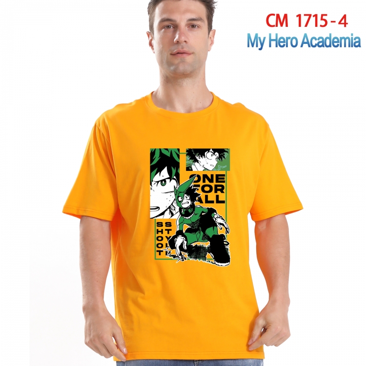 My Hero Academia Printed short-sleeved cotton T-shirt from S to 4XL  CM-1715-4